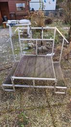 Aluminium opstap stacaravan., Ophalen