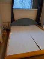 Double Bed (Tweepersoonsbed), Huis en Inrichting, Slaapkamer | Bedden, 180 cm, Zo goed als nieuw, Hout, Ophalen