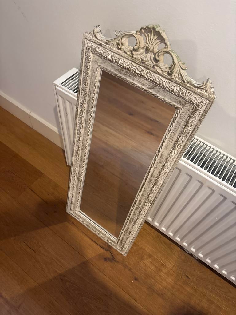 Xenos Spiegel met sierlijke lijst, Ophalen, Minder dan 50 cm, 100 tot 150 cm, Zo goed als nieuw