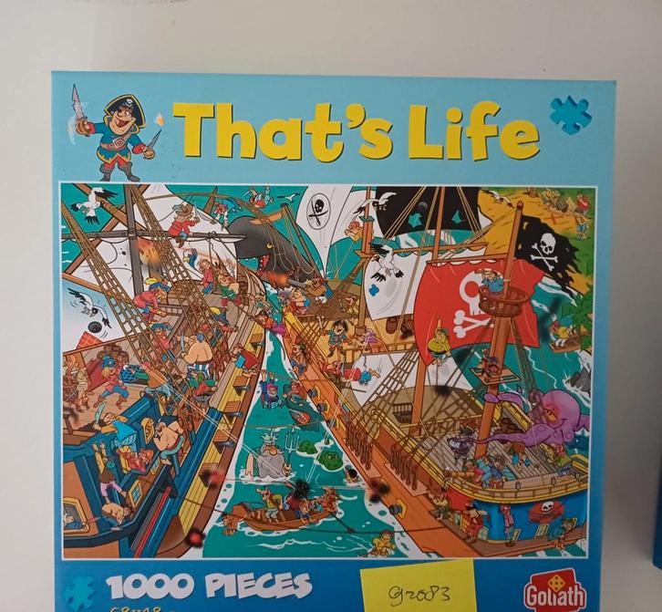 That's Life Puzzel - 92083 Piratenavontuur 1000 stukjes, Hobby en Vrije tijd, Denksport en Puzzels, Zo goed als nieuw, Ophalen of Verzenden