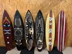 Gecko (zwart) - decoratief houten surfplank 150 cm, Watersport en Boten, Ophalen of Verzenden, Nieuw