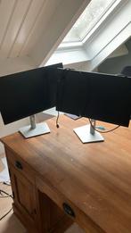 Dubbel scherm voor thuiswerkplek, Computers en Software, Monitoren, Ophalen, Zo goed als nieuw, IPS