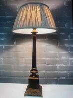 UNIEKE VINTAGE SALON LAMP EMPIRE STIJL, Huis en Inrichting, Lampen | Tafellampen, Ophalen of Verzenden, Metaal, Zo goed als nieuw