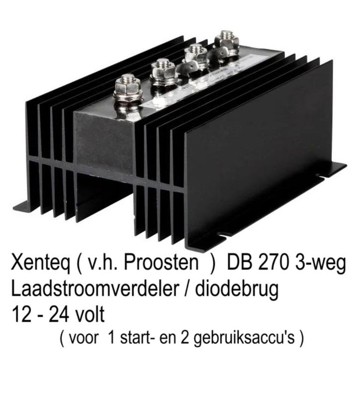 Diodebrug / Laadstroomverdeler  Xenteq DB 270, Watersport en Boten, Bootonderdelen, Gebruikt, Motor en Techniek, Zeilboot of Motorboot