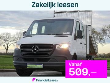 MERCEDES-BENZ SPRINTER 514 dub.cab kipper kist! beschikbaar voor biedingen