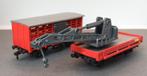 Wagon 2x - NewRay, Overige merken, Gelijkstroom, Wagon, Ophalen of Verzenden