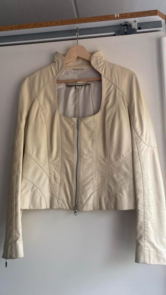 Erny van Reijmersdal leren jasje maat 38/40 NIEUW, Kleding | Dames, Jasjes, Kostuums en Pakken, Zo goed als nieuw, Maat 38/40 (M)