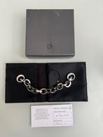 CK Calvin Klein Zilverkleurige Ketting met Doos, Ophalen of Verzenden, Gebruikt, Zilver, Overige materialen