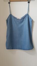 Mango spijkertopje, maat 36, Kleding | Dames, Tops, Mango, Blauw, Ophalen of Verzenden, Zo goed als nieuw