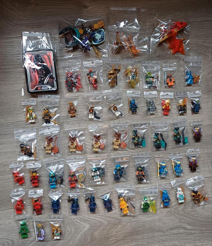 Grote Partij Lego poppetjes minifiguren Ninjago Star Wars, Kinderen en Baby's, Speelgoed | Duplo en Lego, Gebruikt, Ophalen
