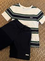 HUGO BOSS set broek 110 shirt 128 origineel zgan, Ophalen of Verzenden, Zo goed als nieuw, Setje, Hugo Boss