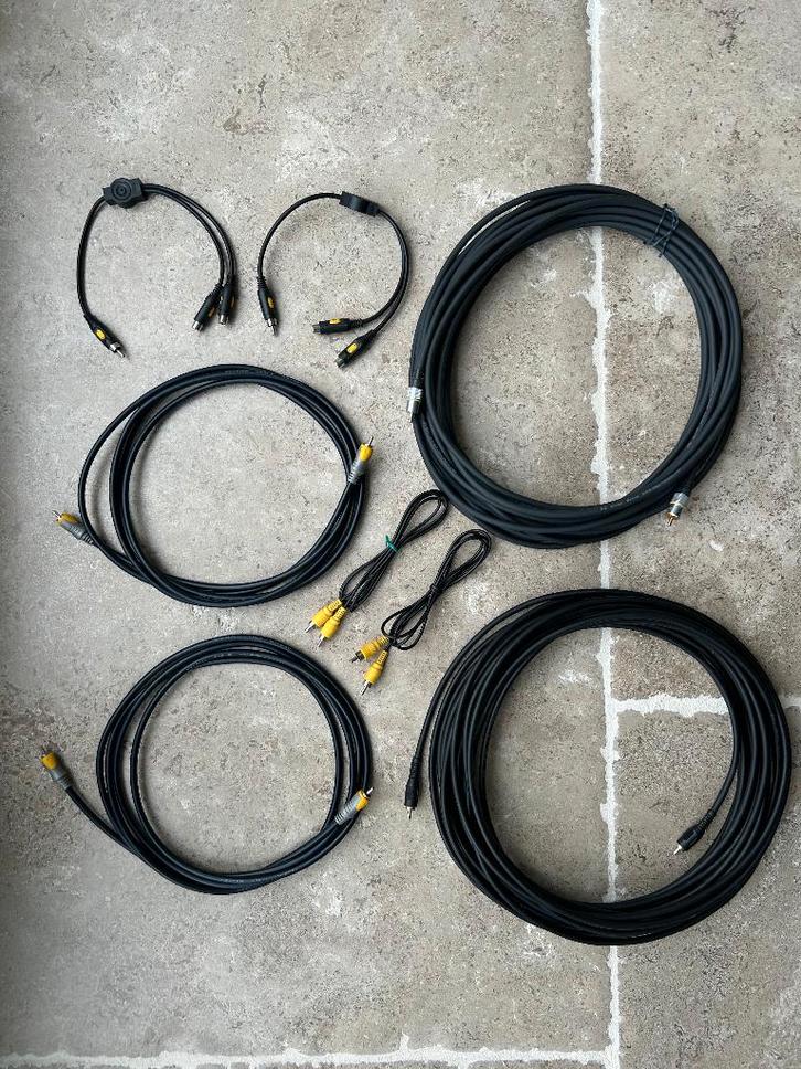 Composiet Videokabel Tulp 75ohm Videokabel / tulpstekker, Audio, Tv en Foto, Audiokabels en Televisiekabels, Zo goed als nieuw