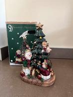 Vintage kerstdecoratie met verlichting | kerstboom sneeuwpop, Ophalen of Verzenden, Gebruikt