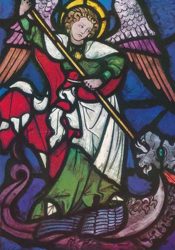 8 Kunstkaarten van de Heilige Michael beschikbaar voor biedingen
