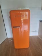 Oranje koelkast Smeg FAB28O3, Witgoed en Apparatuur, Koelkasten en IJskasten, Ophalen, Gebruikt, 45 tot 60 cm, 160 cm of meer