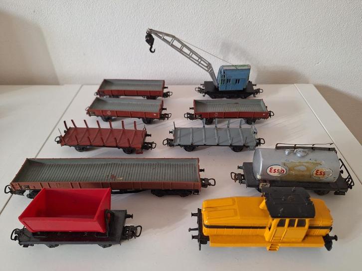 Märklin – diesellocomotief en diverse wagons, Hobby en Vrije tijd, Modeltreinen | H0, Gebruikt, Locomotief, Wisselstroom, Märklin
