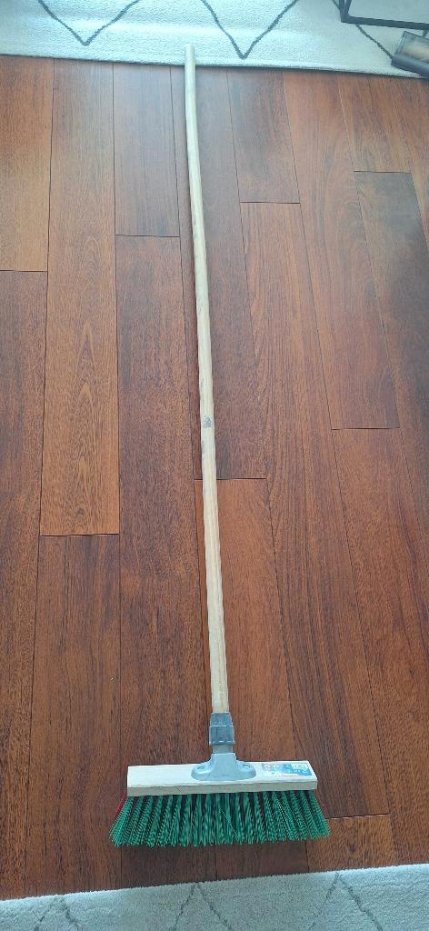 Bezemkop - 2 in 1 Brozma - Wooden handle, Tuin en Terras, Hand-tuingereedschap, Zo goed als nieuw, Ophalen