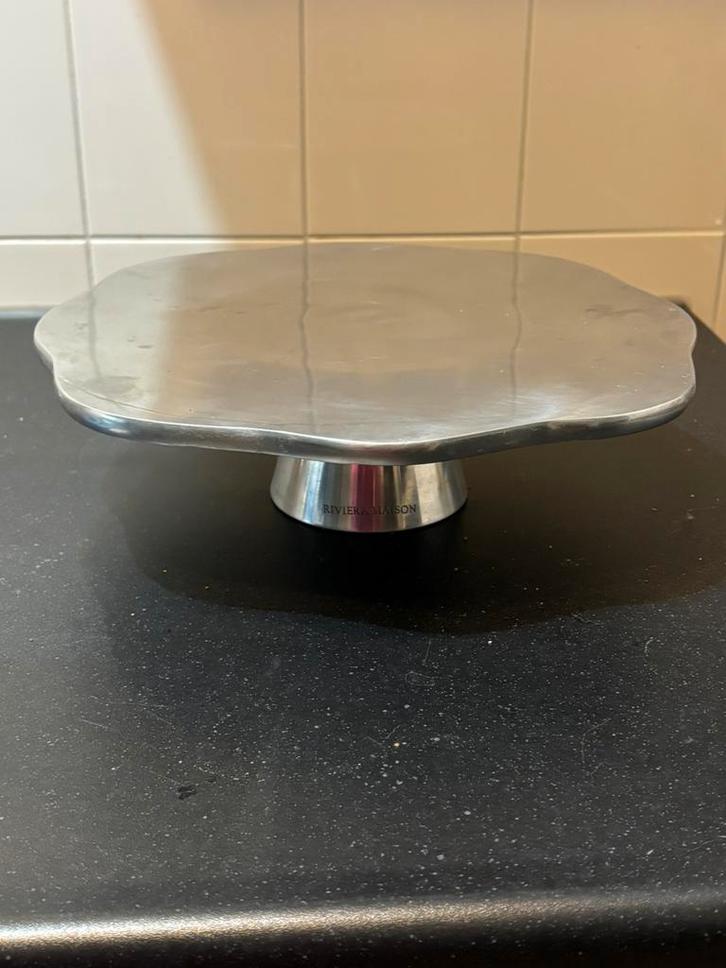 Taart plateau Riviera maison, Huis en Inrichting, Woonaccessoires | Etagères, Zo goed als nieuw, Ophalen of Verzenden