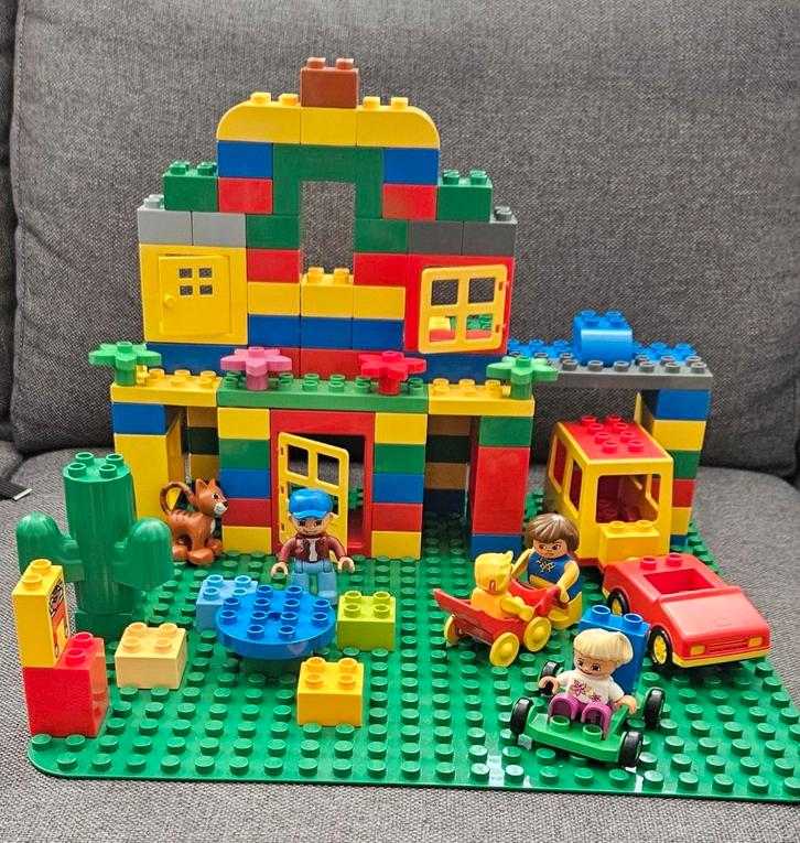 Duplo groot speelhuis, Kinderen en Baby's, Speelgoed | Duplo en Lego, Zo goed als nieuw, Duplo, Ophalen