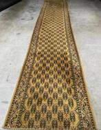 Vintage loper 90cm x 493cm kleed tapijt perzich orient wol, Huis en Inrichting, Stoffering | Tapijten en Kleden, Gebruikt, Bruin