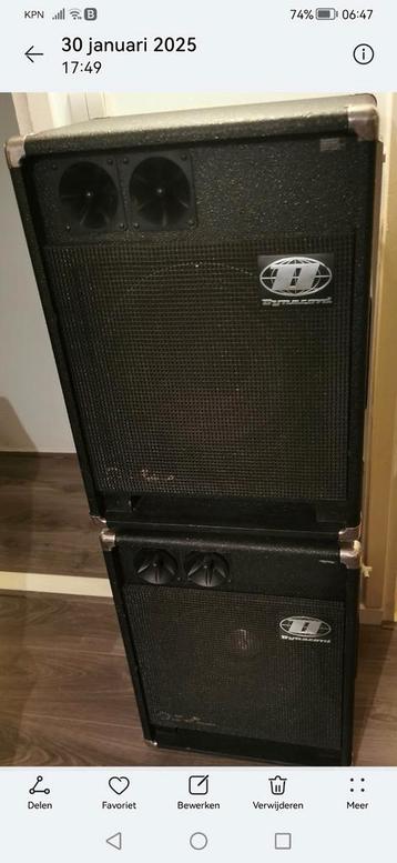 Dynacord 100 Watt speakers  beschikbaar voor biedingen