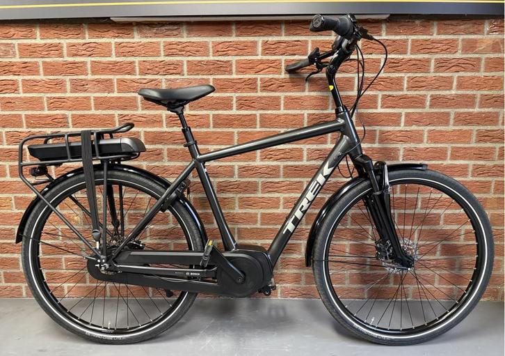 trek district+ 4 heren 55cm Bosch middenmotor 400wh lage km!, Fietsen en Brommers, Elektrische fietsen, Zo goed als nieuw, Overige merken