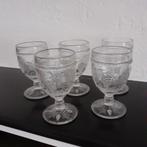 Retro wijnglazen, Verzamelen, Glas en Borrelglaasjes, Ophalen of Verzenden, Zo goed als nieuw, Overige typen