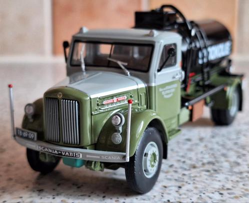 SCANIA-Vabis L71 tankauto "Gebr. van Staalduinen Stookolie", Hobby en Vrije tijd, Modelauto's | 1:50, Nieuw, Bus of Vrachtwagen