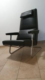 Paul Sumi design Zwitserland Bauhaus fauteuil, Leer, Ophalen of Verzenden, Zo goed als nieuw