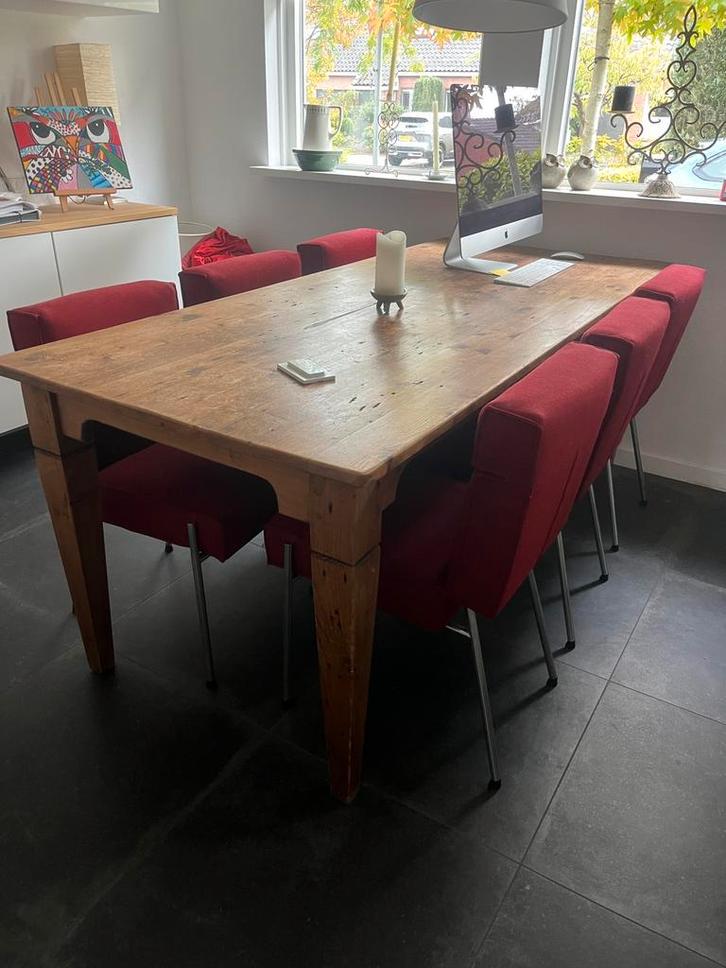 Eetkamer stoelen van roderick vos voor Design on Stock, Huis en Inrichting, Stoelen, Zo goed als nieuw, Vijf, Zes of meer stoelen