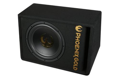 Phoenix Gold Z12AB 12" Aktieve Subwoofer met kist Bassreflex, Auto diversen, Autospeakers, Nieuw, Verzenden