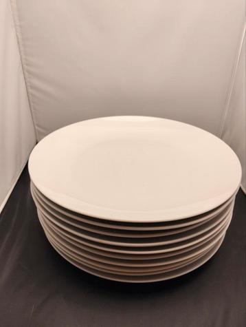 10 witte diner borden, nieuw beschikbaar voor biedingen