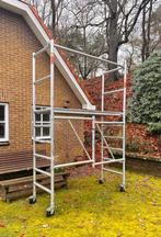 Kamersteiger met extra opzetstukken., Doe-het-zelf en Verbouw, Steigers, Ophalen, Zo goed als nieuw, Rolsteiger of Kamersteiger