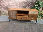 Tv kast (mangohout) - gratis af te halen, Ophalen, Overige materialen, Gebruikt, 100 tot 150 cm