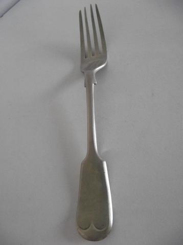 vintage Nickel Silver diner vork viool model 19,5 cm 1940 beschikbaar voor biedingen