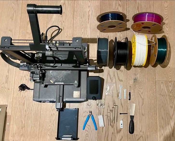 Ender-3 S1 3D-printer - Perfect voor beginners!, Computers en Software, 3D Printers, Zo goed als nieuw, Ingebouwde Wi-Fi, Ophalen