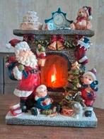 Prachtig nostalgisch kerst tafereeltje met lampje, Ophalen of Verzenden