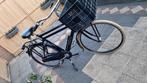 Herenfiets Zwart met Mand, 53 tot 56 cm, Ophalen, Gebruikt, Sparta