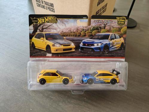 Hot Wheels Duo-pack Honda Civic, Hobby en Vrije tijd, Modelauto's | Overige schalen, Nieuw, Ophalen of Verzenden