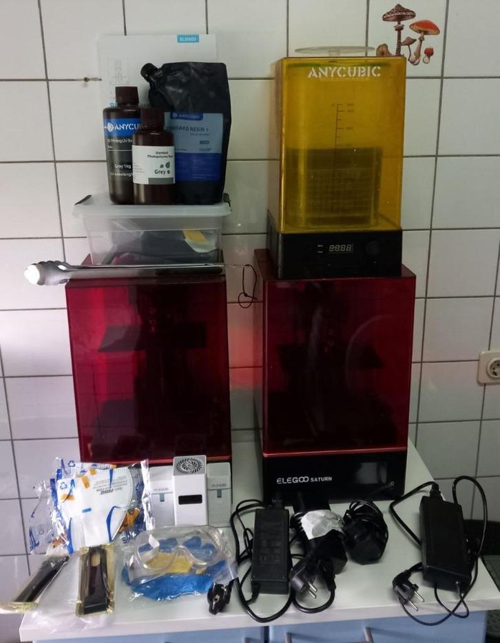 Complete Resin 3D Printing Set – Direct aan de slag!, Computers en Software, 3D Printers, Gebruikt, Ophalen