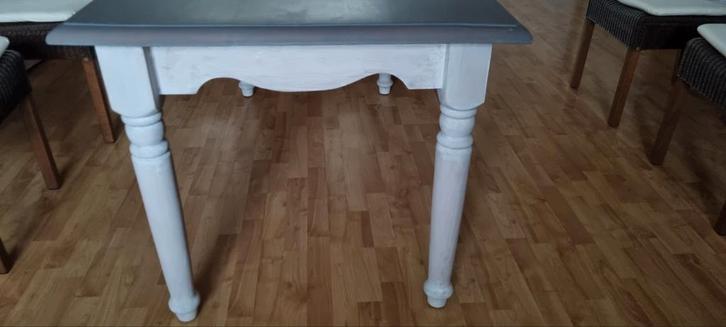 Houten eetkamertafel, Huis en Inrichting, Tafels | Eettafels, Gebruikt, 50 tot 100 cm, Rechthoekig, Ophalen