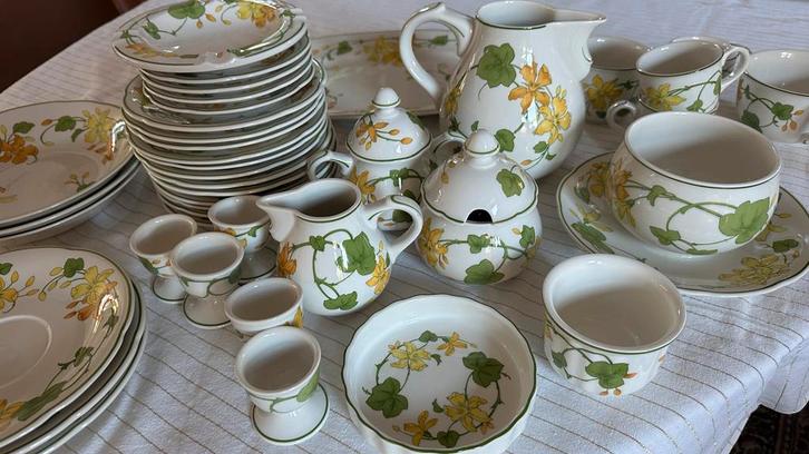 Villeroy &Boch Geranium 1748, Antiek en Kunst, Antiek | Servies compleet, Ophalen