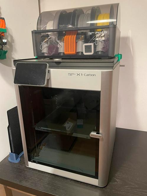 Bambu lab X1C AMS combo, Computers en Software, 3D Printers, Zo goed als nieuw, Ophalen