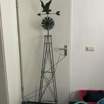 Decoratieve metalen windvaan met vogel, Ophalen of Verzenden, Gebruikt