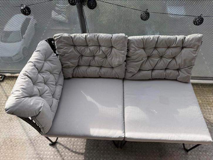 Ikea Jutholmen tuinbanken, Tuin en Terras, Tuinsets en Loungesets, Zo goed als nieuw, Tuinset, Overige materialen, 2 zitplaatsen