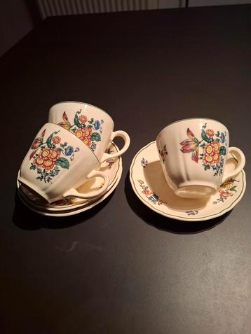 3 kop en schotels van Villeroy & Boch, Alt Strassburg beschikbaar voor biedingen