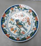 Tichelaar Makkummer aardewerk bord met vogel / papegaai, Ophalen of Verzenden