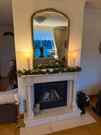 Marmeren schouw met gaskachel, Ophalen of Verzenden, Zo goed als nieuw, Vrijstaande haard, Gashaard