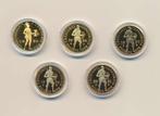 5x Nederland Gouden Dukaat (Willekeurige jaren), Ophalen of Verzenden, Goud