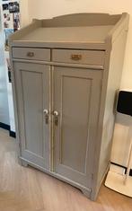 Grijze kast, Huis en Inrichting, Kasten | Buffetkasten, Ophalen, Gebruikt, 100 tot 150 cm, 50 tot 100 cm
